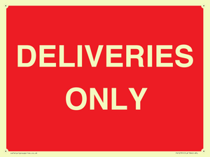 DELIVERIES ONLY